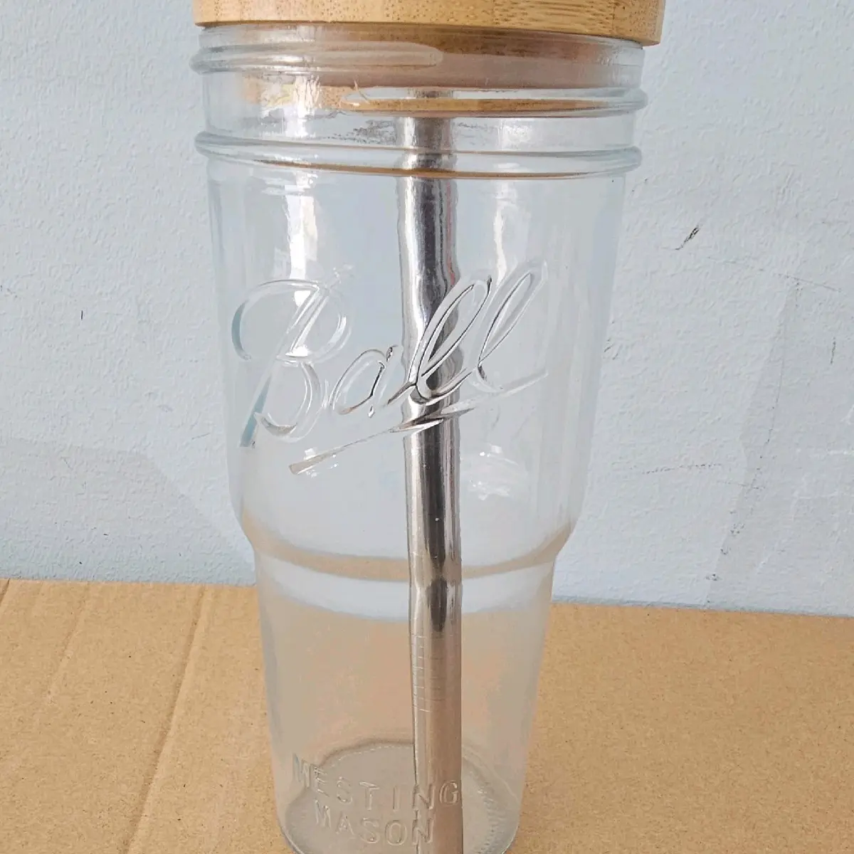 Meeting Mason Drinking jar