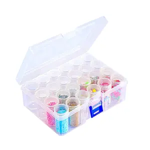 24/38 Slots Diamond Painting Storage Box | Arts and Crafts Accessories | For Beads, Seeds, Rhinestones, Glitter | Perfect For Gifting
