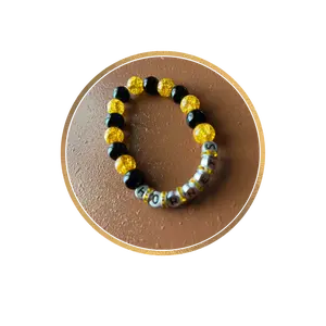 Alabama State University (ASU) Glass Bead Bracelet