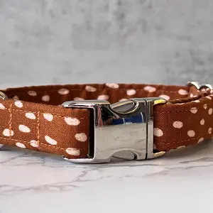 Bluetick Design Cinnamon Spice Dog Collar
