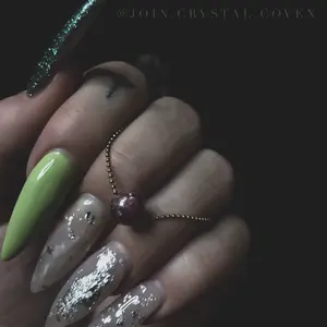 Calming Lepidolite Crystal Ball Necklace