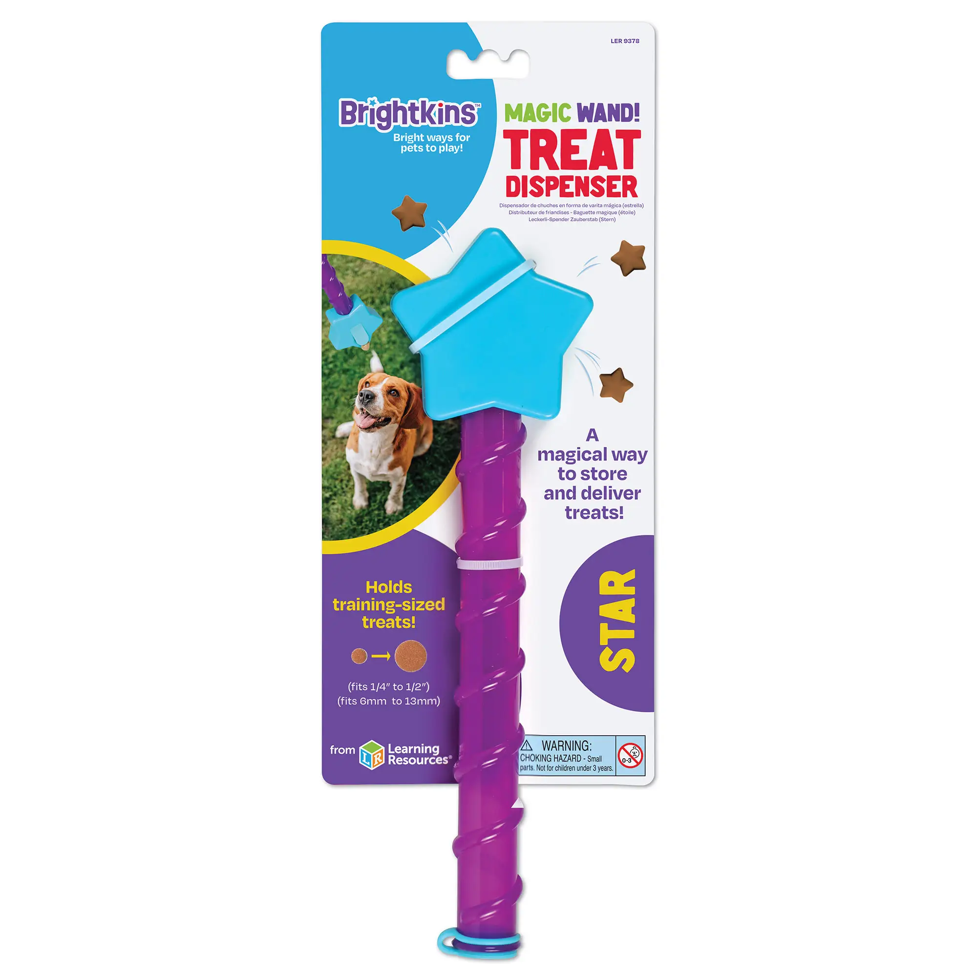Brightkins Magic Wand! Dog Treat Dispenser - STAR