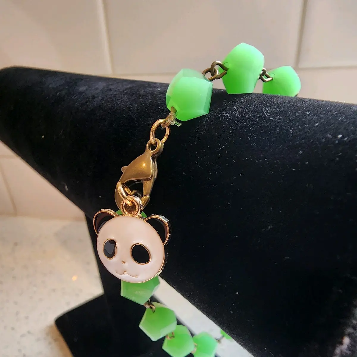 Panda green bracelet