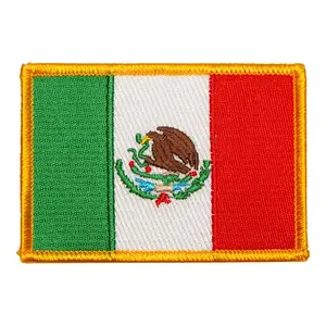 Mexican Flag Patch Martial Arts Uniform Patch