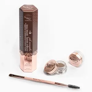 Double Shade Smudgeproof Long-lasting Eyebrow Gel and Brush