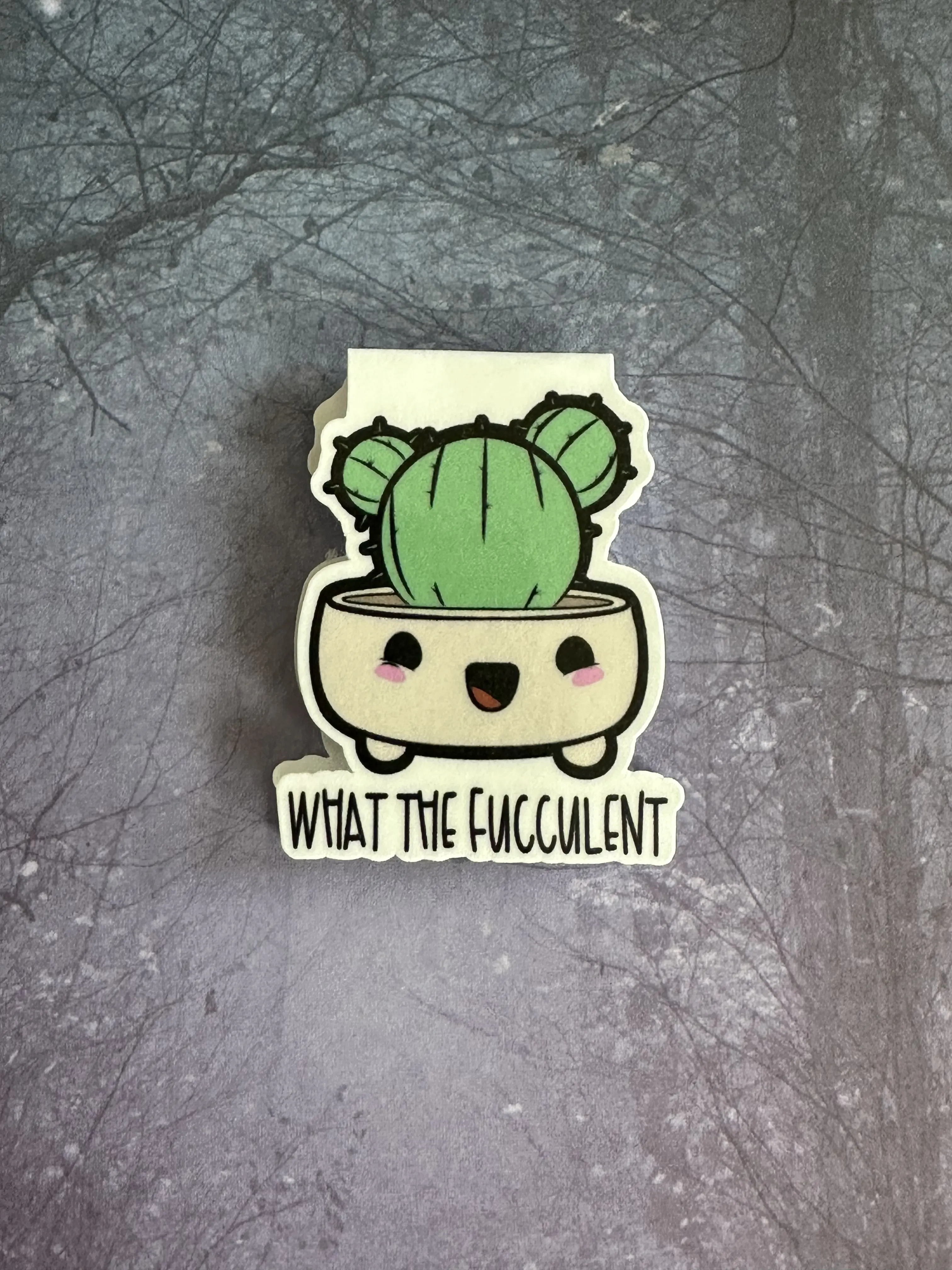 What the fucculent magnetic bookmark double sided What the fucculent magnetic bookmark double sided