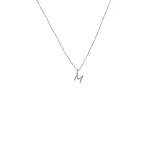 Initial "M" Necklace