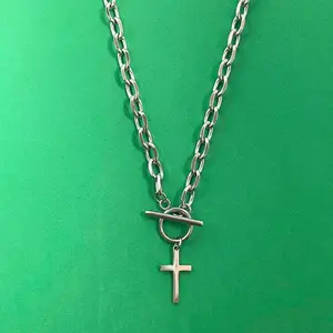 Cross Pendant Necklace for Men Women