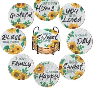 Sunflower coasters