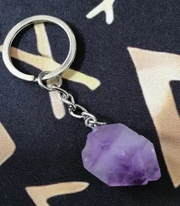 Amethyst Keychain