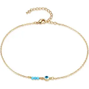 Evil Eye Dainty Beach Cute Anklet for Women
