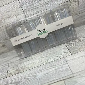 XXL No C Curve Square Tips