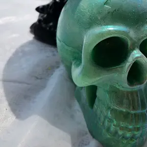 Cash-Money 3D Beeswax Spell Skull Candle 36 Hours Birthday Gift