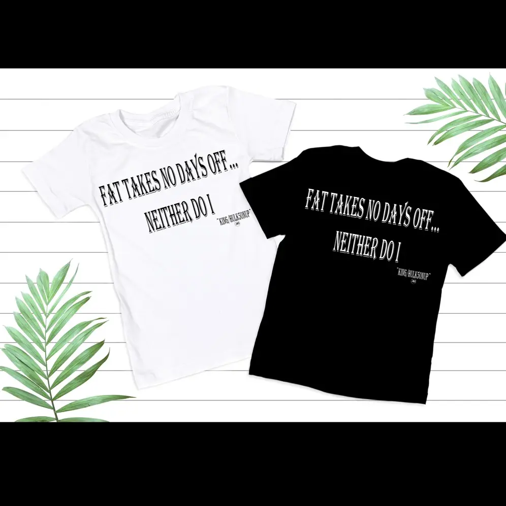 T-shirt Fat Take White