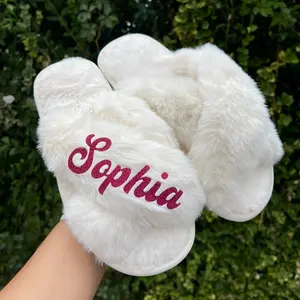 Personalized Slippers - Bridesmaids/ Bride/Bachelorette/Sweet 16