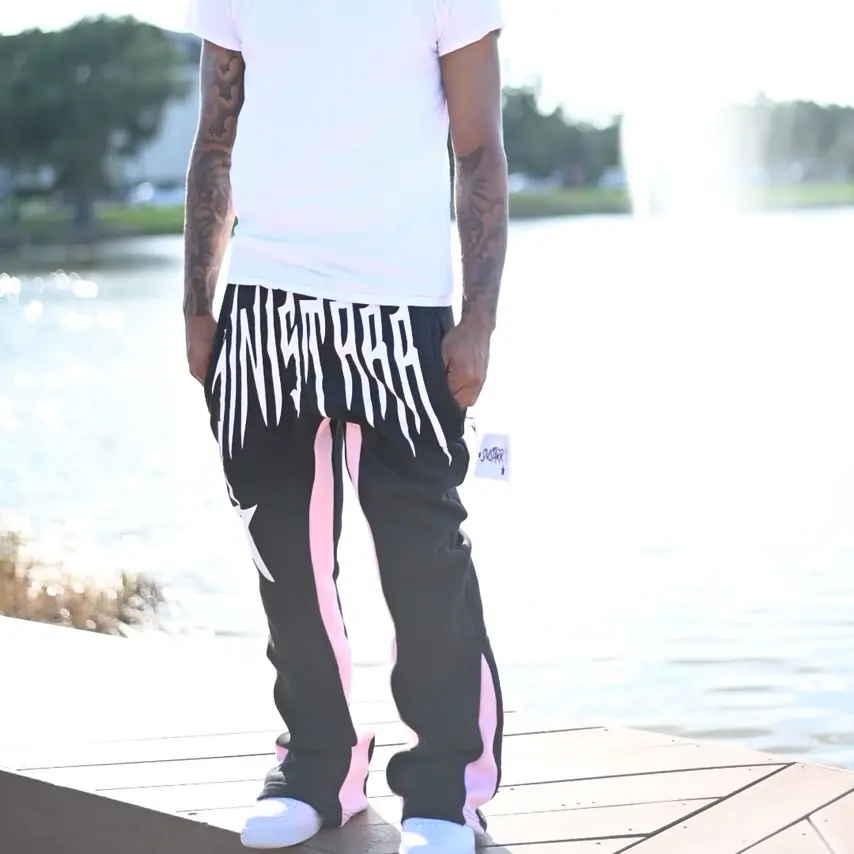 Sinistarr flare Jogger pants Comfortable /Unisex/ Man/ Woman