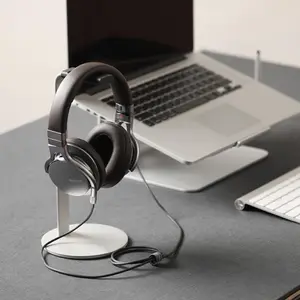Headphone Stand Desktop Headset Holder for all Headsets Such as AirPods Max，HyperX Gaming Headphones，Beats Sennheiser Music Headphone - Sliver