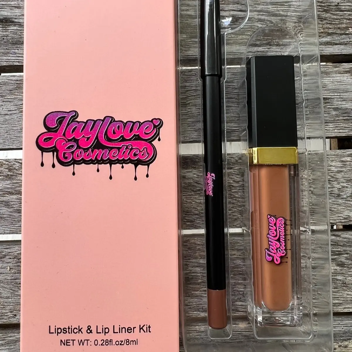 Jaylove Cosmetics Long-lasting Matte Lipstick Set Shade “Edith”