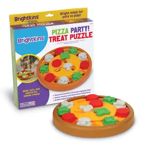 Brightkins Pizza Party! Dog Treat Puzzle