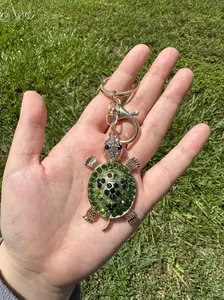 Charmed Turtle Keychain