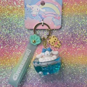 Cinnamoroll Shaker Keychain Plastic