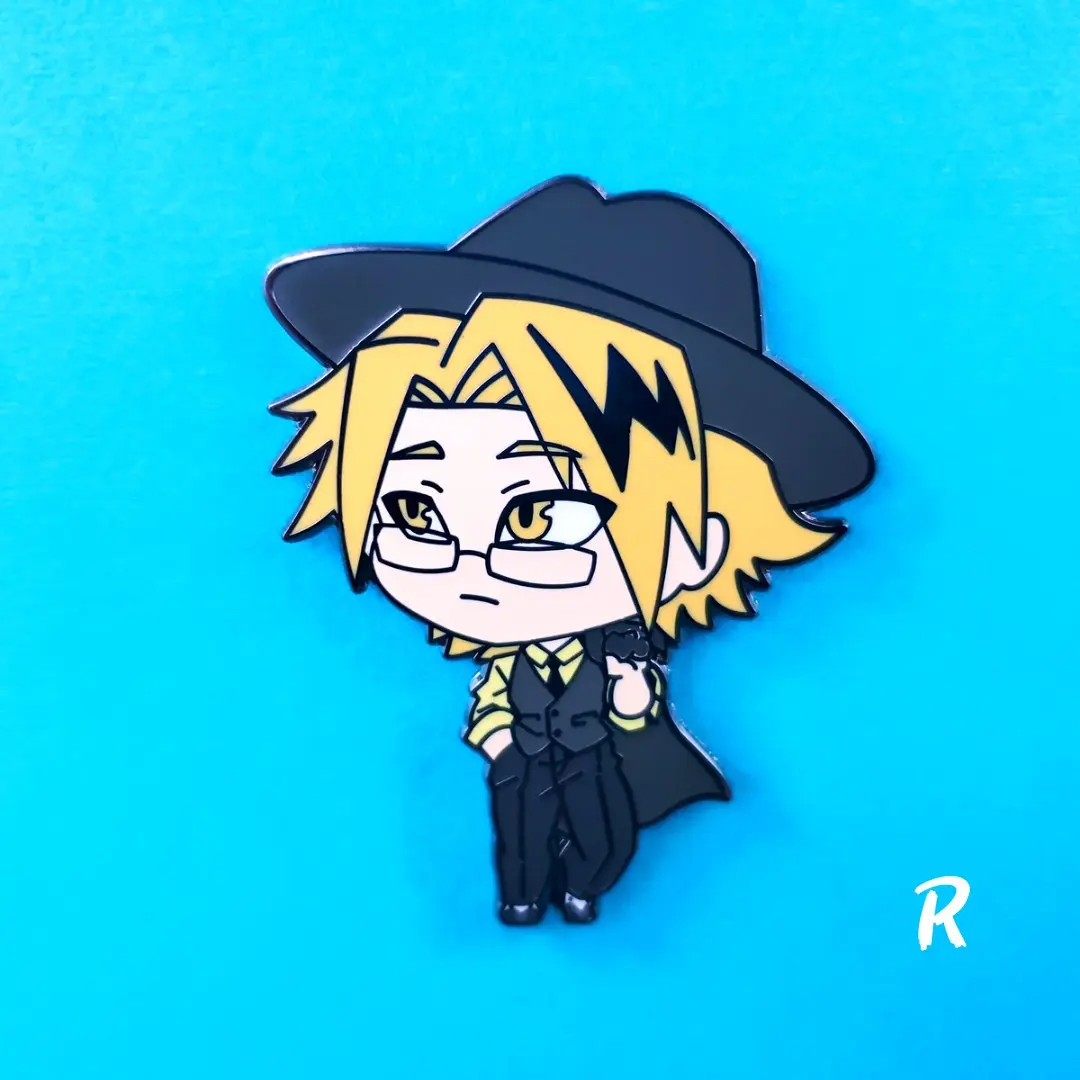 Denki kaminari anime enamel pin [my hero academia]