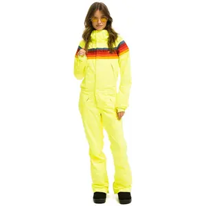 WOMEN'S 3 LAYER POWDER SUIT - NEON YELLOW