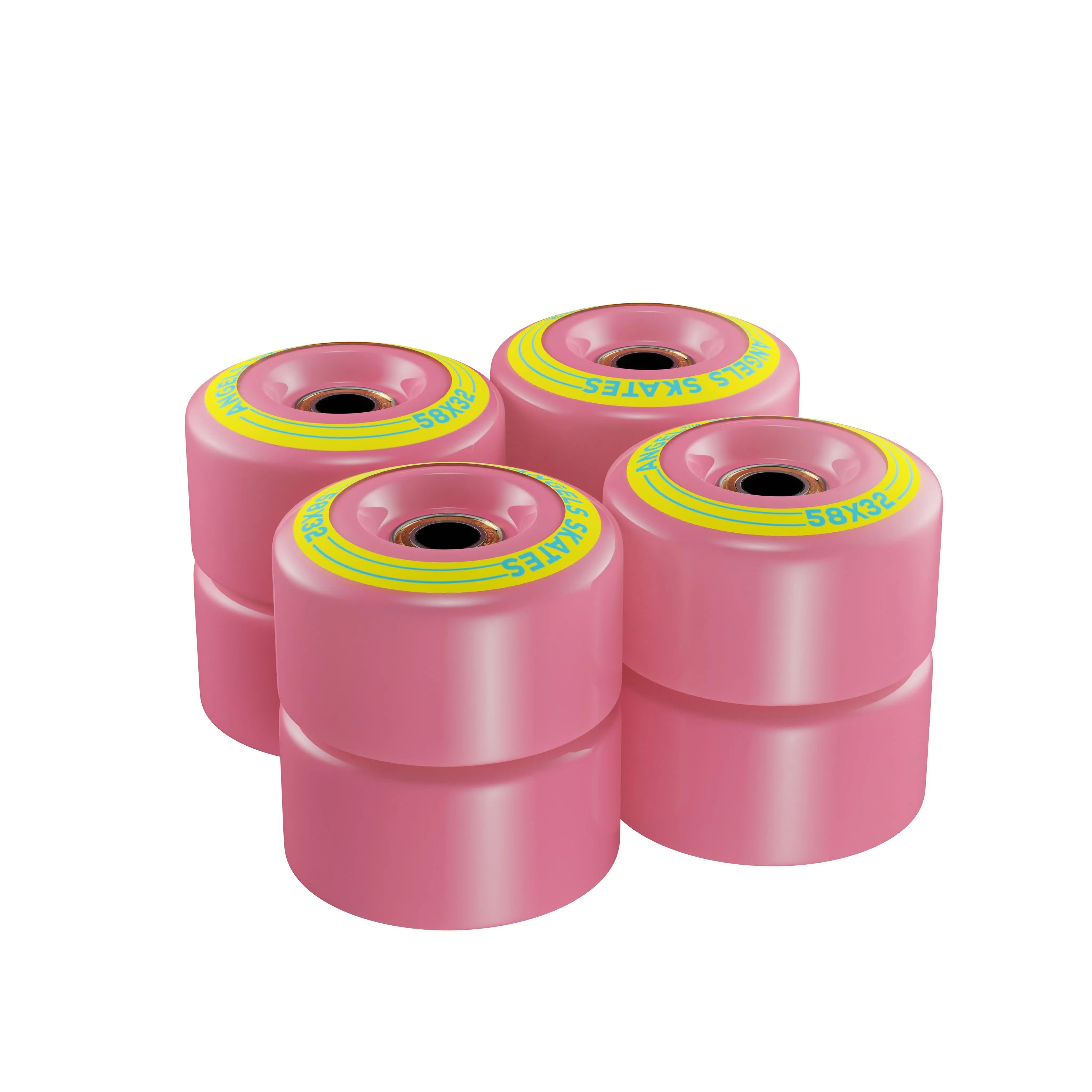 Bubble Gum Pink 8-Pack Replacement Wheels