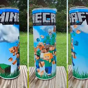 Minecraft 20 ounce Tumbler, stainless steel