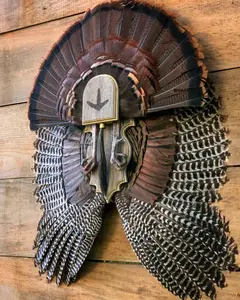 Barnwood Fan and Wing Mount Plaque