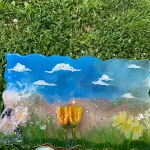 Sunny Day Resin Tray & Coaster Set