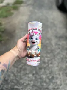 I Baked You Some Shut The Fuccupcakes 20oz Stainless Steel Tumbler with Plastic Straw & Lid