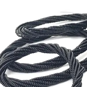 Purely U Black Handcrafted Waist Bead - Tie On Strand