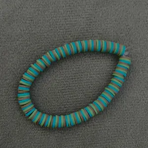 Nature walk clay bracelet