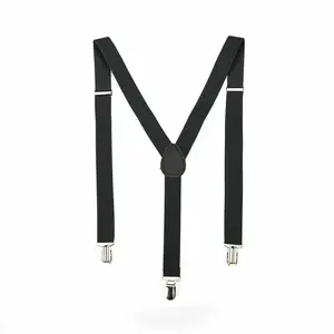 Men's Adjustable Suspenders Elastic Y-Shaped Braces Clips Pants Brace Solid New