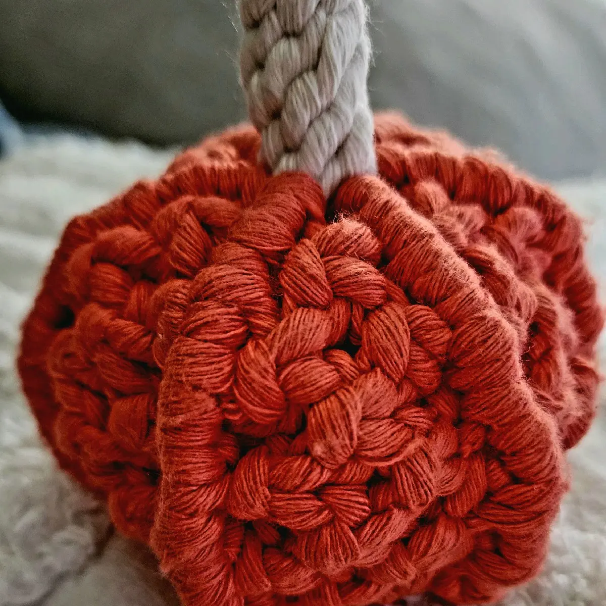 Macrame Mini Pumpkin Handmade Decoration | Housewarming | Fall | Halloween