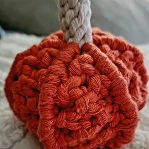 Macrame Mini Pumpkin Handmade Decoration | Housewarming | Fall | Halloween