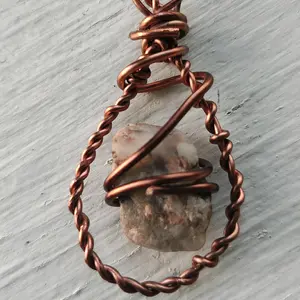 Pendant with Wrapped Stone