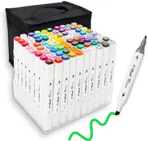 ArtBeek Alcohol Markers Set, Dual Tip, Multicolors