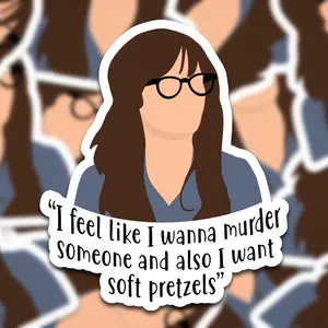 Jessica Day Soft Pretzels Sticker