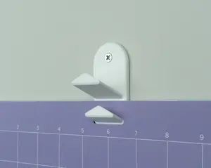 Cutting Mat Hangers for Cricut with Double Hooks (3 Pack), Wall-Mounted Storage Holders Compatible with Cricut Explore One/Air/Air 2/Maker Cut Mats, Accessories for Cricut