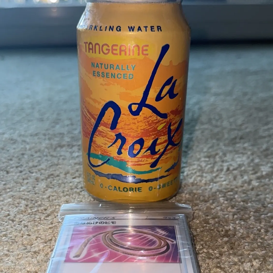 Custom Candle with 16 Pokemon cards