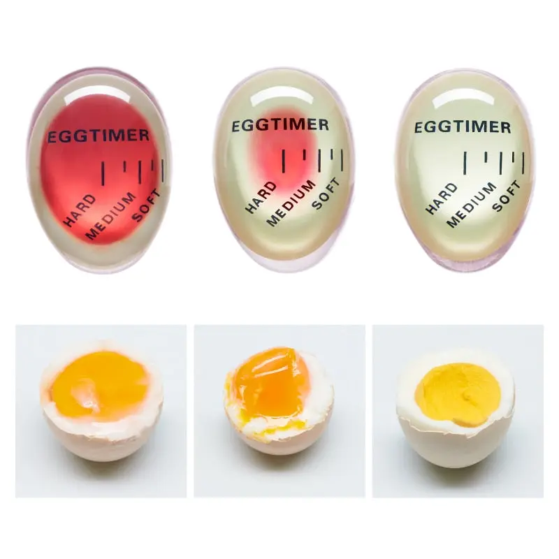 Eco Red Egg Timer: Soft/Hard Boiled Kitchen Gadget