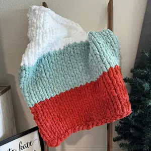 Chunky Knit Throw Blanket