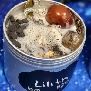 Lilith Charm Intention Candle