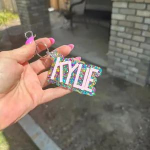 Backpack Tag / Purse Tag / Back to School / Personalized Tag Waterproof Navy