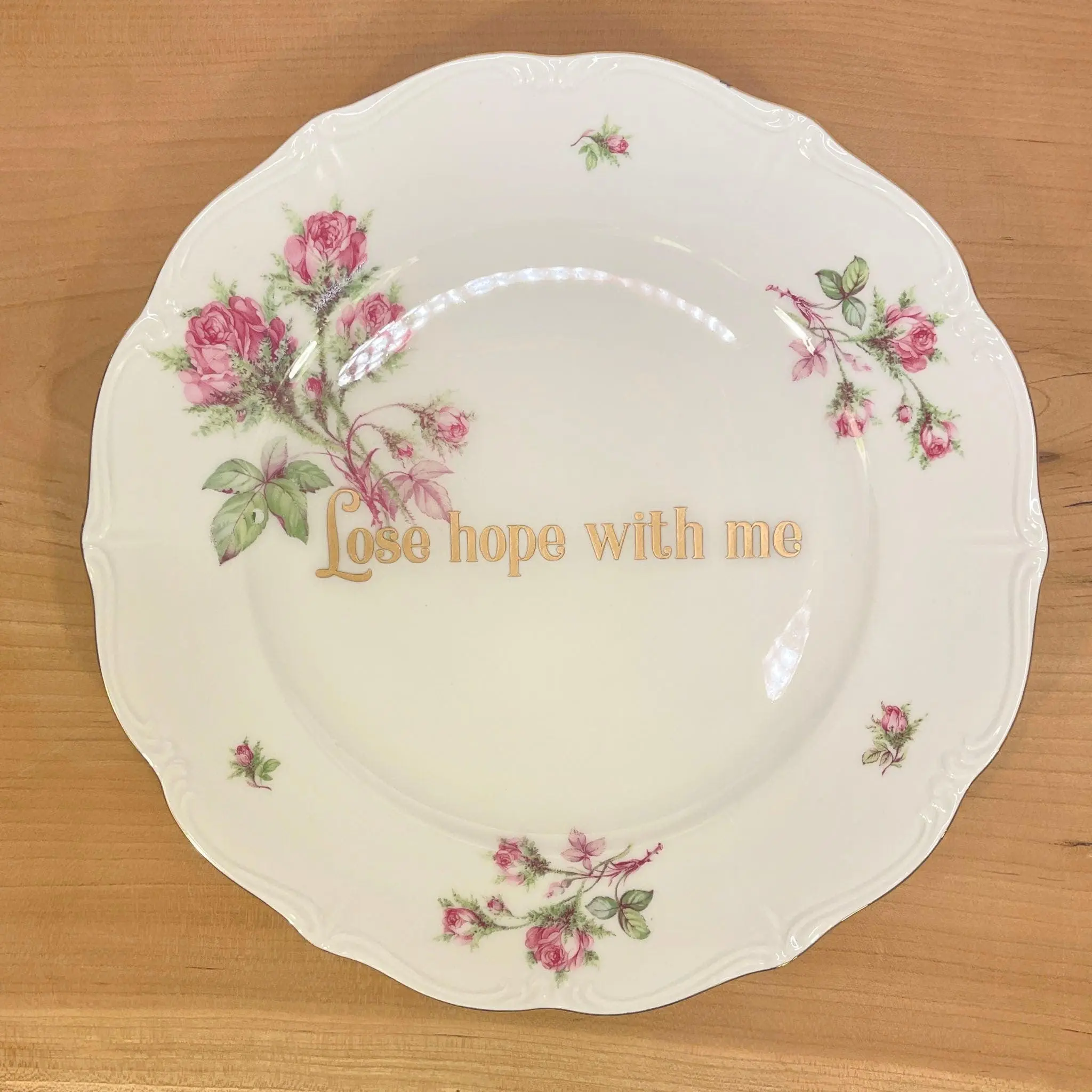 Lose Hope with Me Dinner Plate
