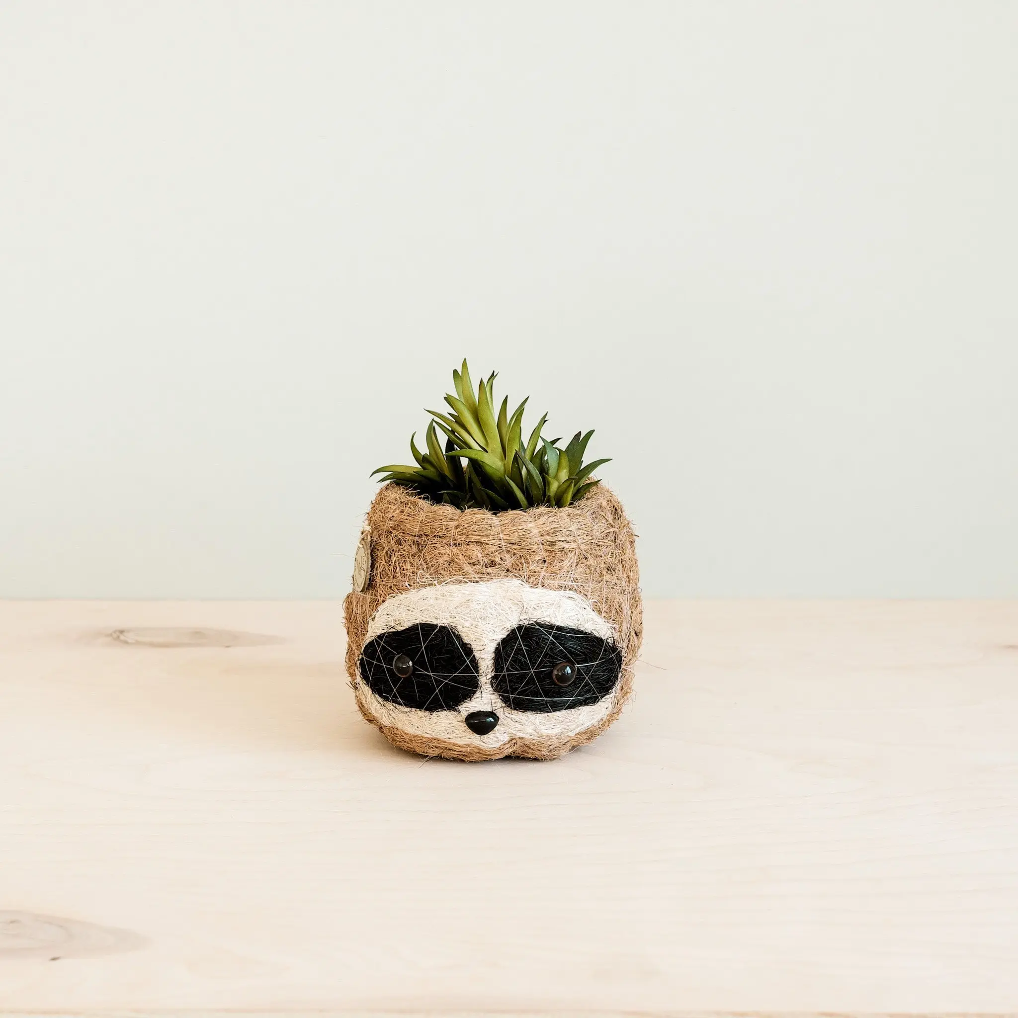 Three-tone Sloth Coco Coir Planter - Handmade Planters | LIKHÂ