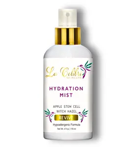 La Colibri Skincare Revive Hydration Mist - Apple Stem Cell, Blueberry Antioxidants, Organic Green Tea - Refreshing Facial Toner Spray - 4 fl oz/118 ml - Vegan, Cruelty-Free, Paraben-Free