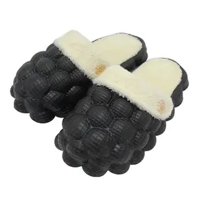 Black Fur Bubble Slides